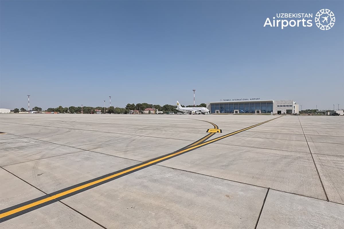 Termiz aeroportidagi rekonstruksiya ishlari yakunlandi