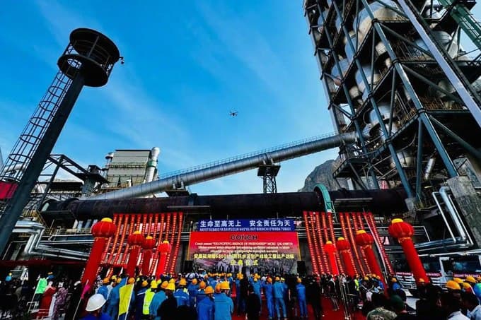 New Uzbek-Chinese cement plant starts production in Andijan