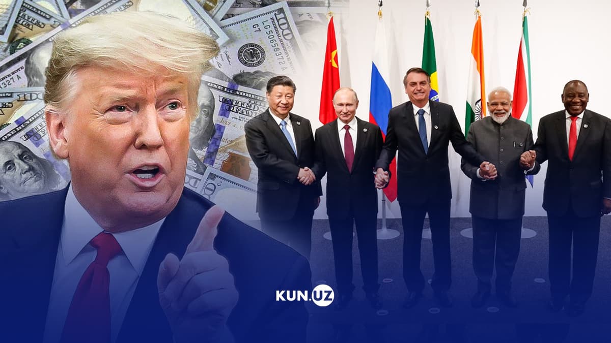 «Boshqa ahmoq toping» – Tramp BRICS davlatlariga tahdid qildi