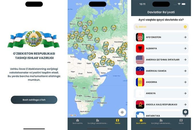 Uzbekistan’s MFA presents a mobile app for consular services