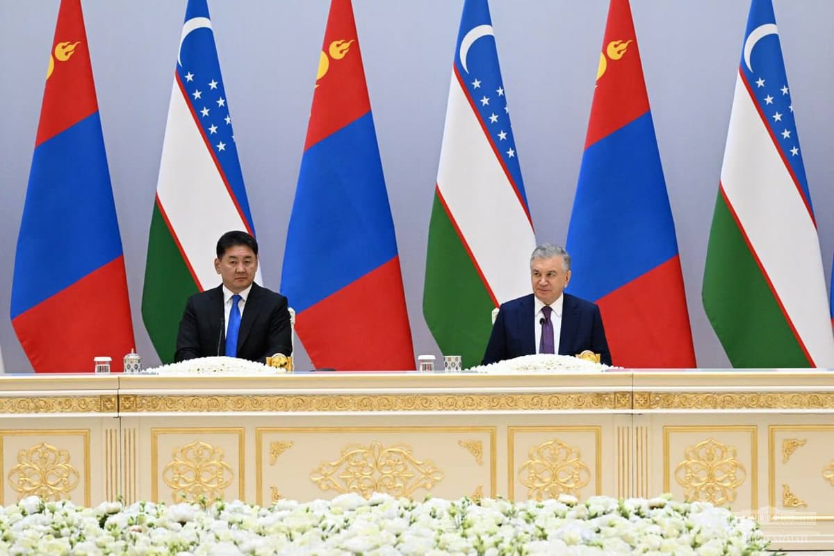 O‘zbekiston va Mo‘g‘uliston prezidentlari ikki mamlakat ishbilarmonlari bilan uchrashuv o‘tkazdi