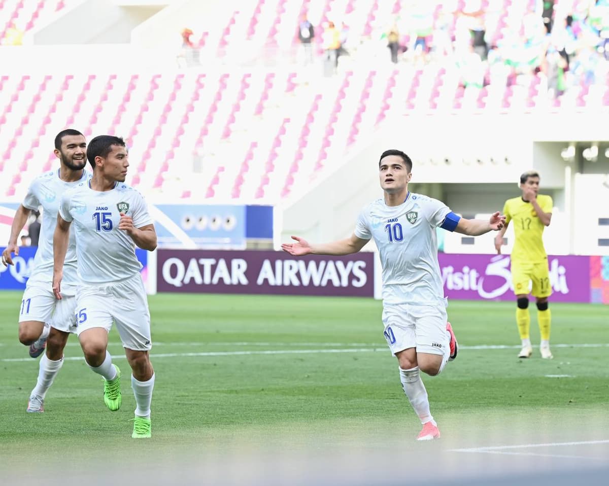 AFC U23 Asian Cup: Uzbekistan beats Malaysia in group stage match (2:0)
