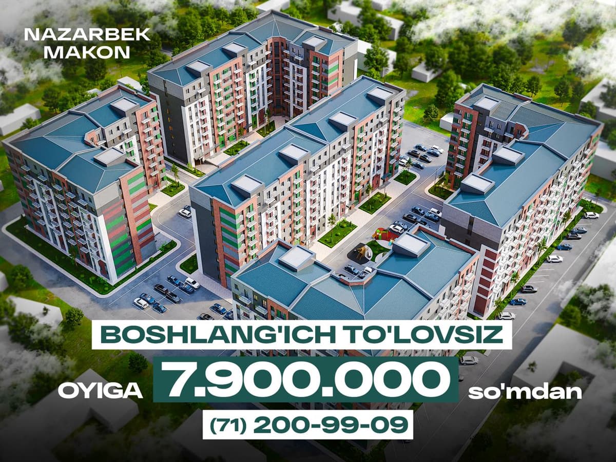 Hech qanday boshlang‘ich to‘lovlarsiz oyiga 7,9 mln so‘mdan to‘lab xonadon egasiga aylaning!