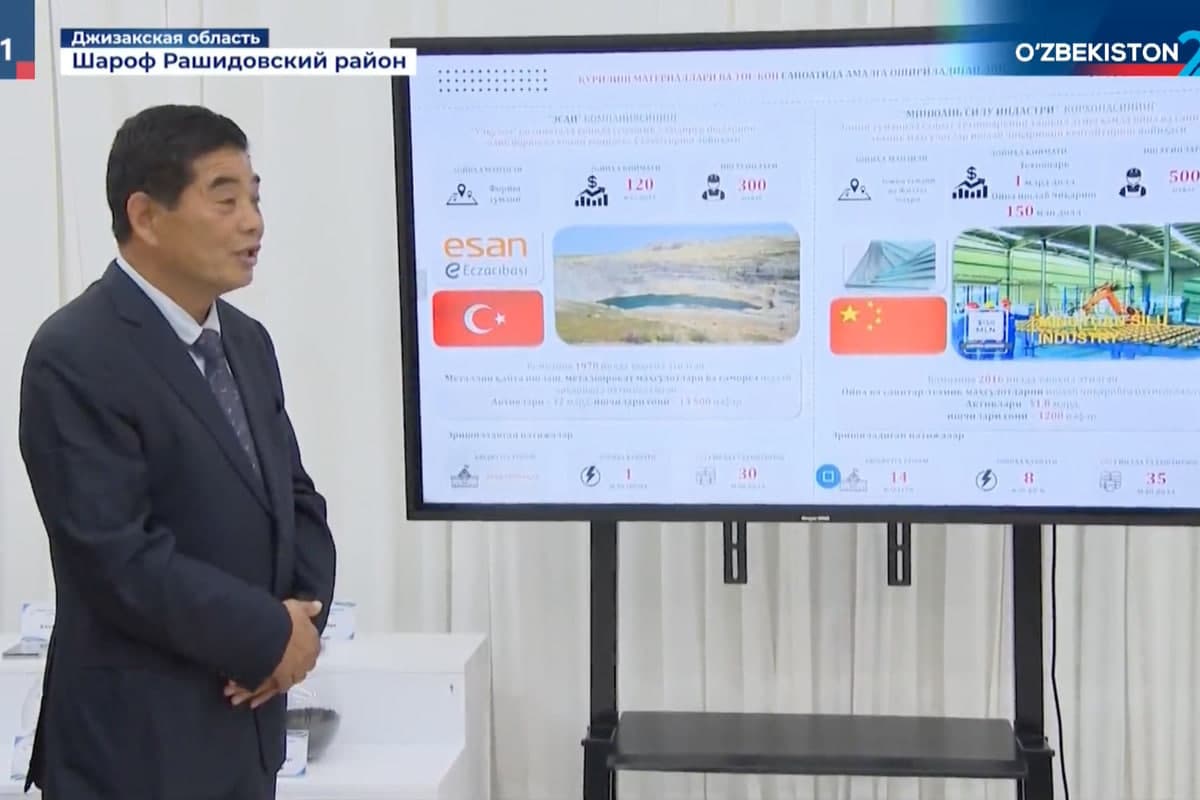 Mingyuan Silu Industry plans to build a $1 billion technopark in Zaamin