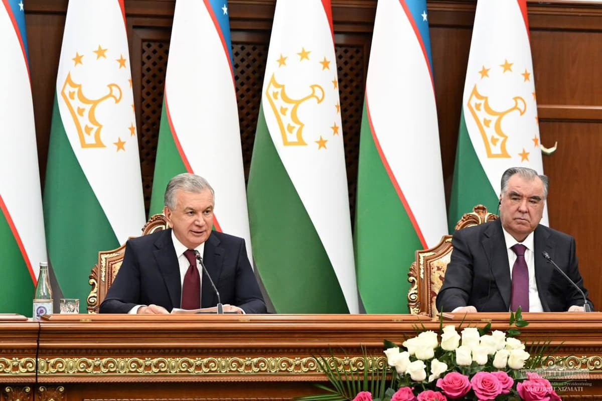 O‘zbek va tojik xalqlari do‘stlik rishtalari bilan bog‘langan - Mirziyoyev va Rahmon bayonoti