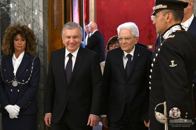 Italiya prezidenti O‘zbekistonga keladi