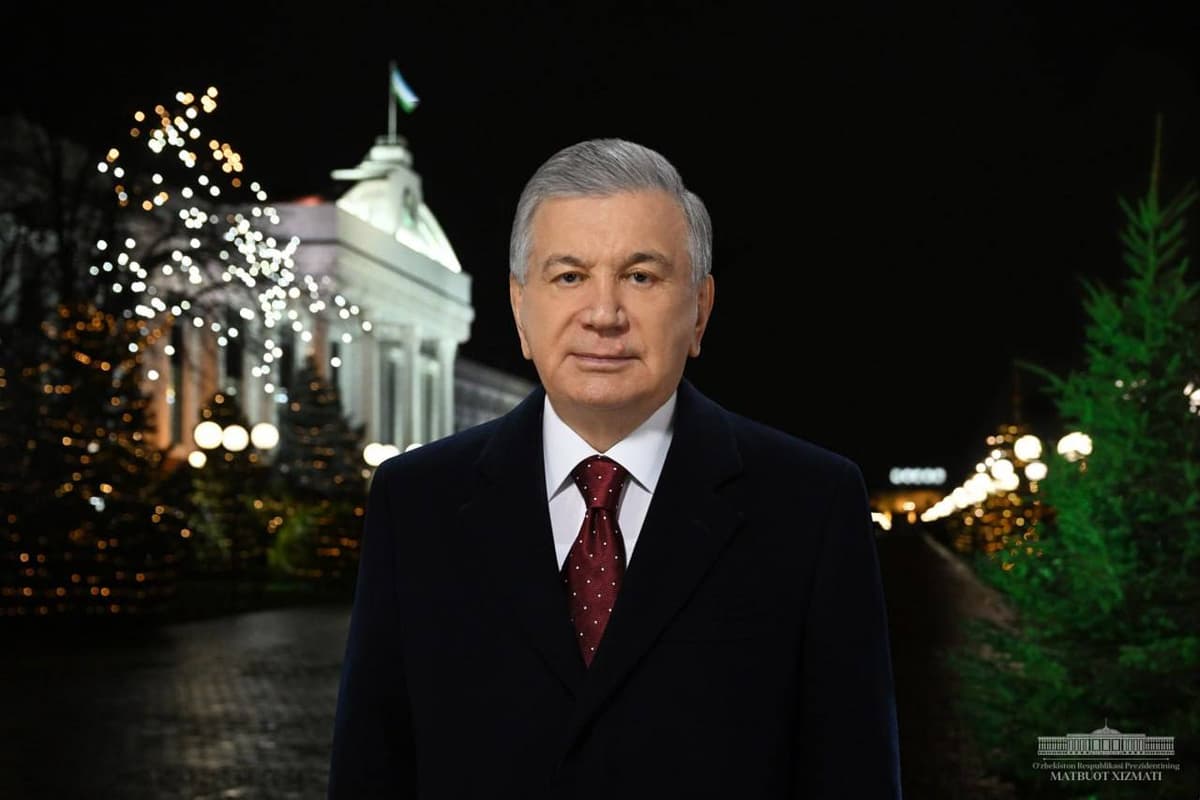 Президент выступил с Новогодним поздравлением народу Узбекистана