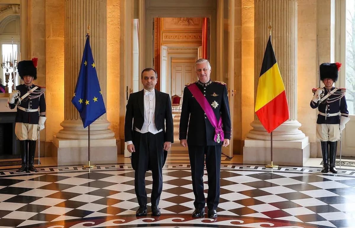Uzbekistan’s new ambassador presents credentials to the King of Belgium