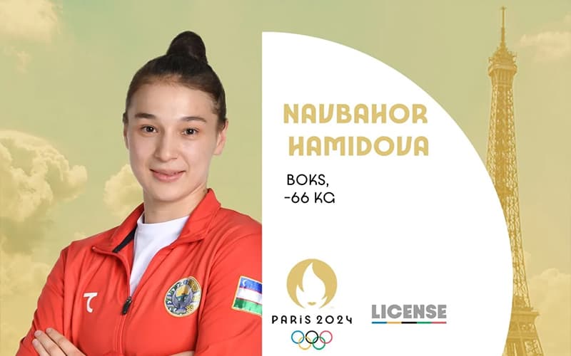 Member of Uzbekistan boxing team Navbakhor Khamidova secures license for Summer Olympic Games Paris 2024