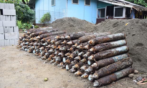 Solomon orollarida maktab yaqinidan 200 dan ortiq snaryad topildi. Ular Ikkinchi jahon urushiga taalluqli