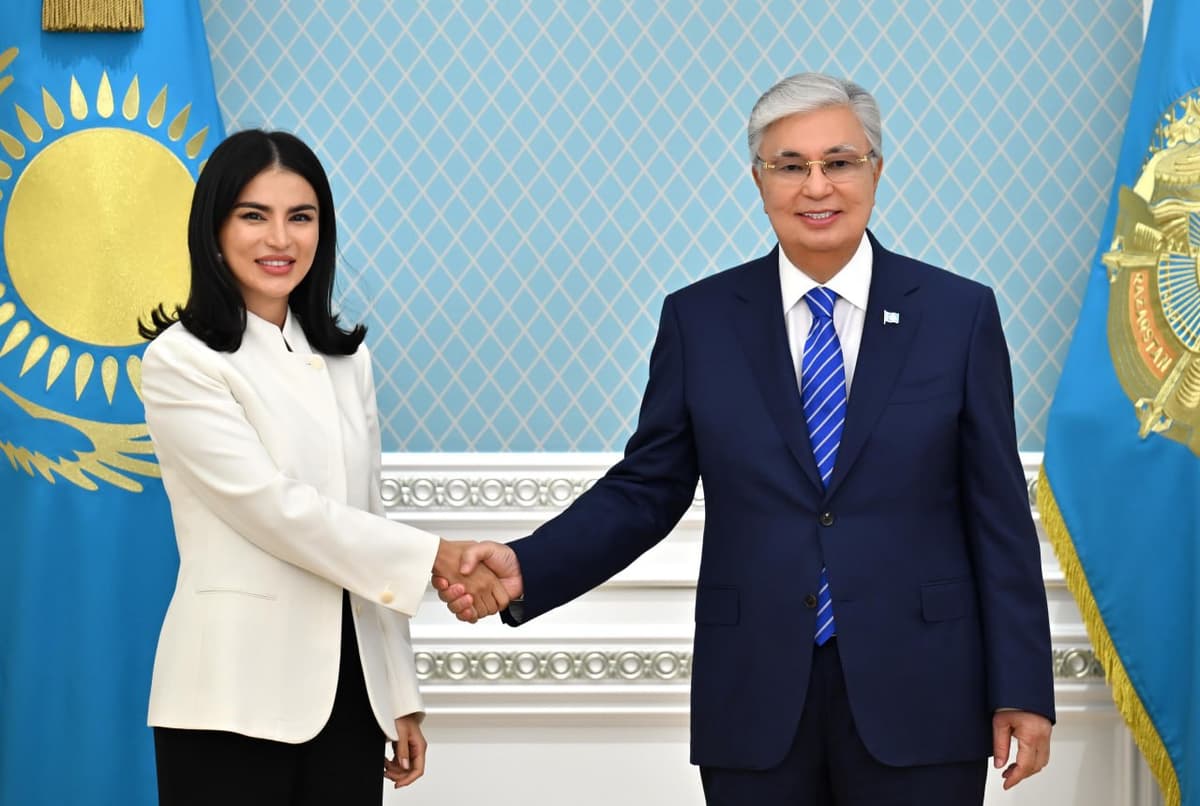 Qozog‘iston prezidenti Qosim-Jo‘mart To‘qayev Saida Mirziyoyevani qabul qildi