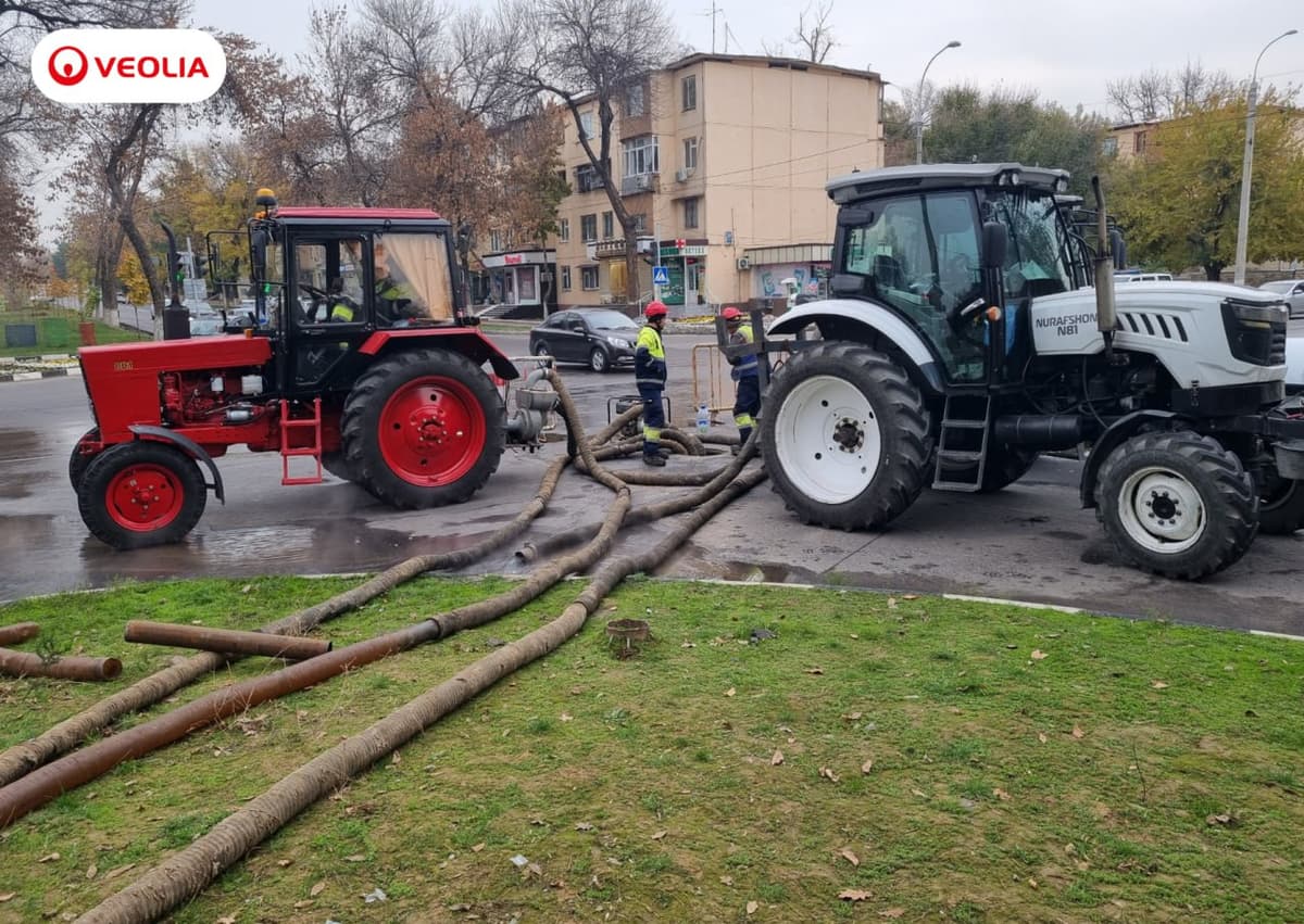 В Ташкенте произошла авария на теплопроводе