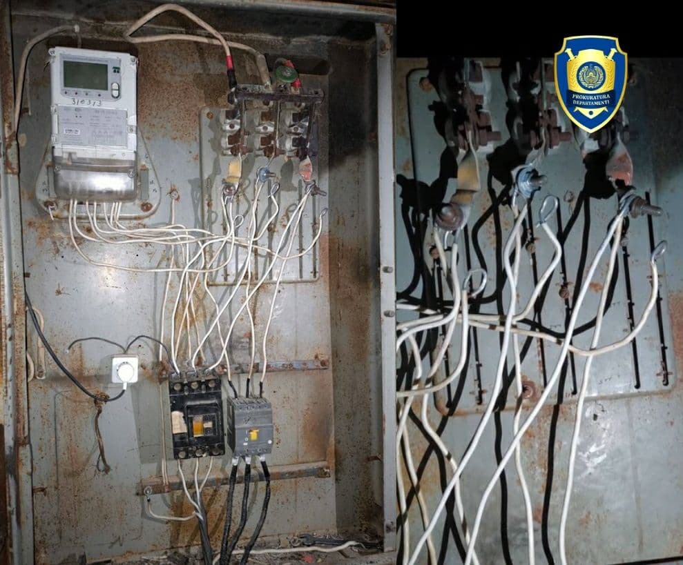 Toshkent va Namanganda elektr tarmoqlariga noqonuniy ulanish holatlari fosh etildi