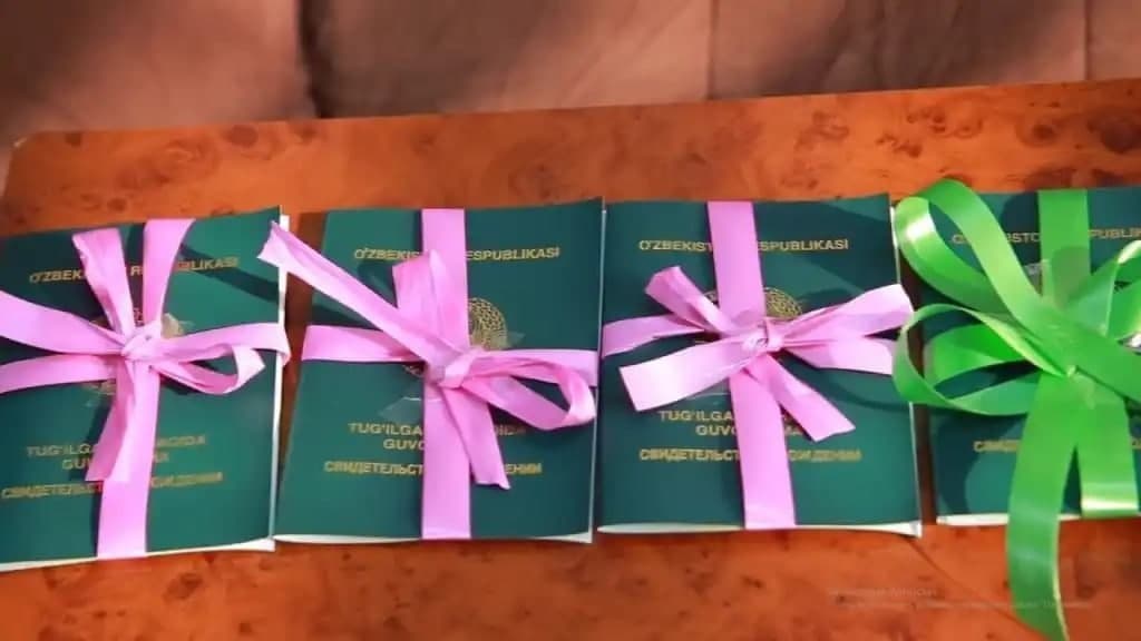Young mother in Tashkent region gives birth to quadruplets