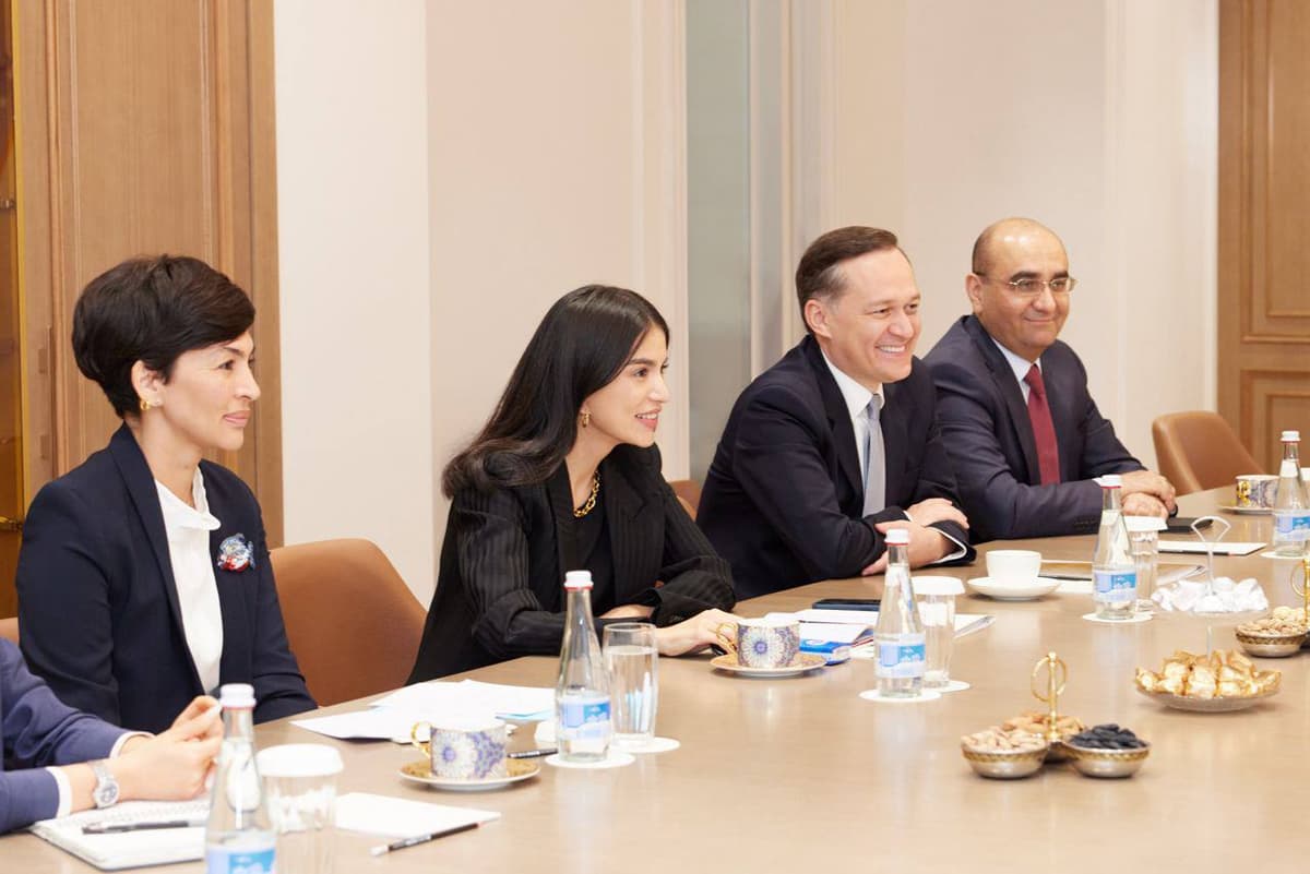 Saida Mirziyoyeva va Komil Allamjonov Yevropa Ittifoqining Markaziy Osiyo bo‘yicha maxsus vakili bilan uchrashdi