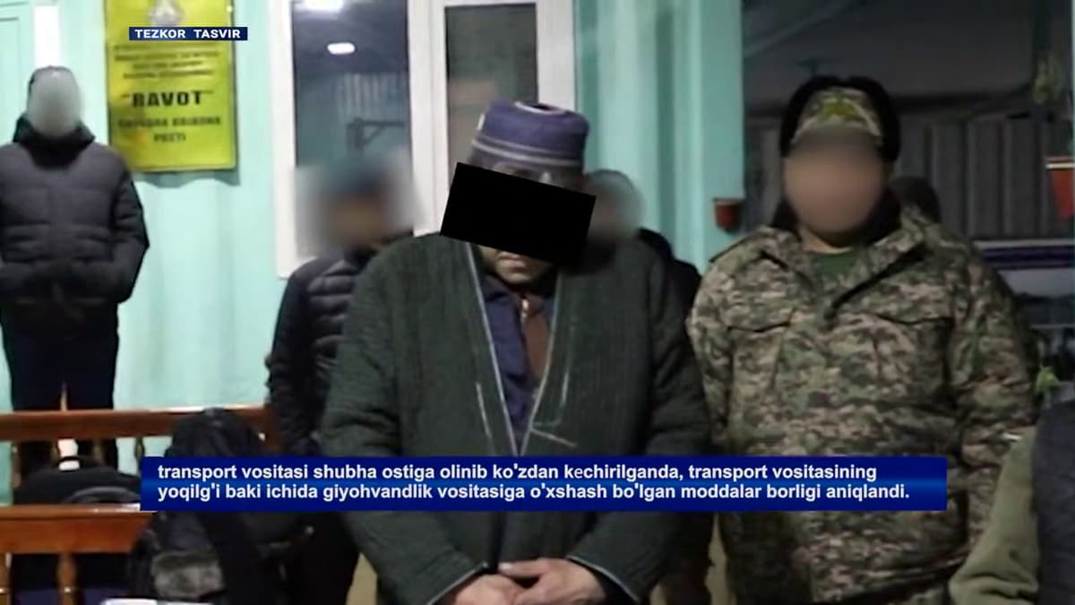 Farg‘onada chegara-bojxona postida giyohvandlik vositalari qo‘lga olindi