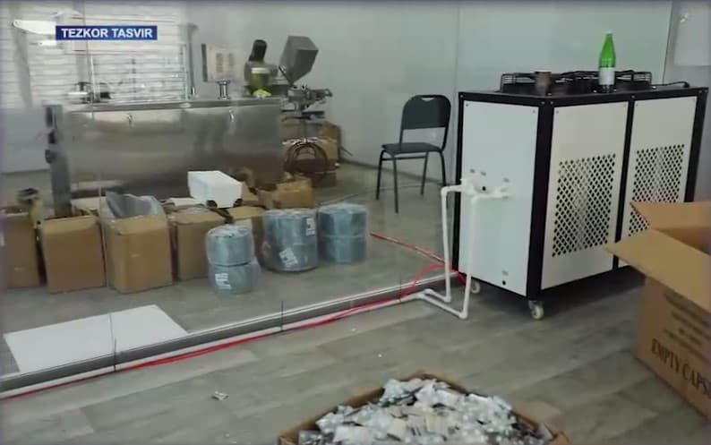 Toshkentda qalbaki dori ishlab chiqarish va savdosi bilan shug‘ullangan yashirin sex aniqlandi