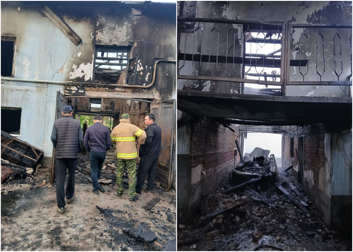 O‘rta Chirchiqda xonadonda chiqqan yong‘inda 4 kishi halok bo‘ldi