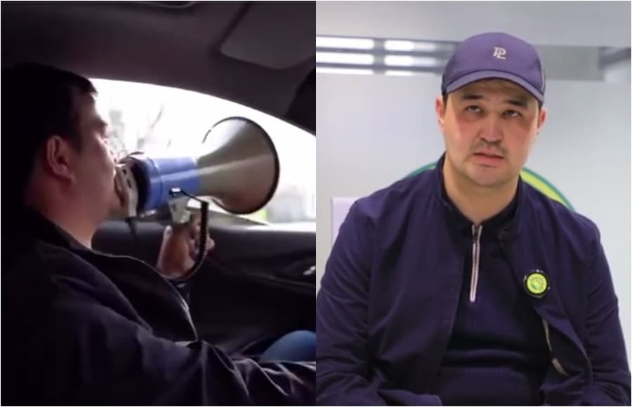 Namanganda mashinada megafondan foydalangan haydovchi “prava”sidan ayrildi