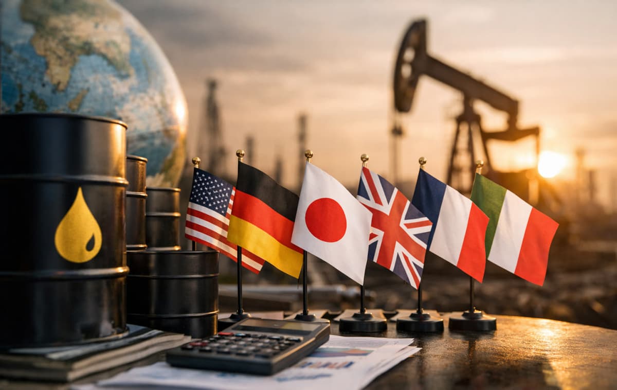G7 neft zaxiralari: qaysi davlatda qancha?