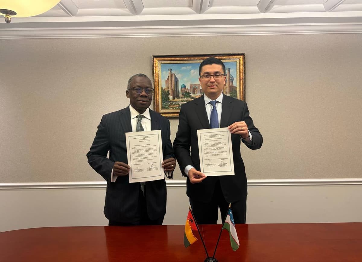 Uzbekistan establishes diplomatic relations with Guinea-Bissau