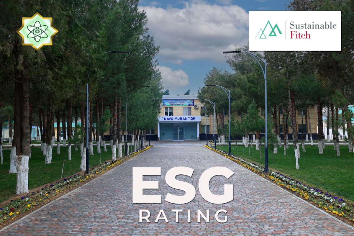 “Навоийуран” давлат корхонаси ESG рейтингини қўлга киритди