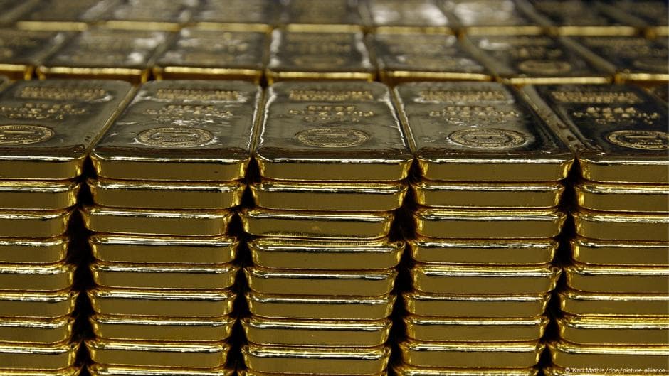 AQSh bir kilogrammlik oltin quymalarga bojlar joriy qildi