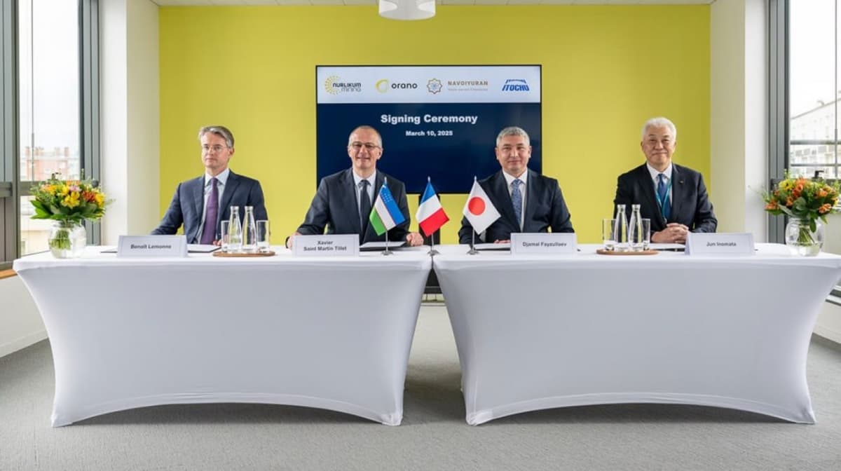 Orano and Navoiyuran sign agreement to boost uranium production in Uzbekistan