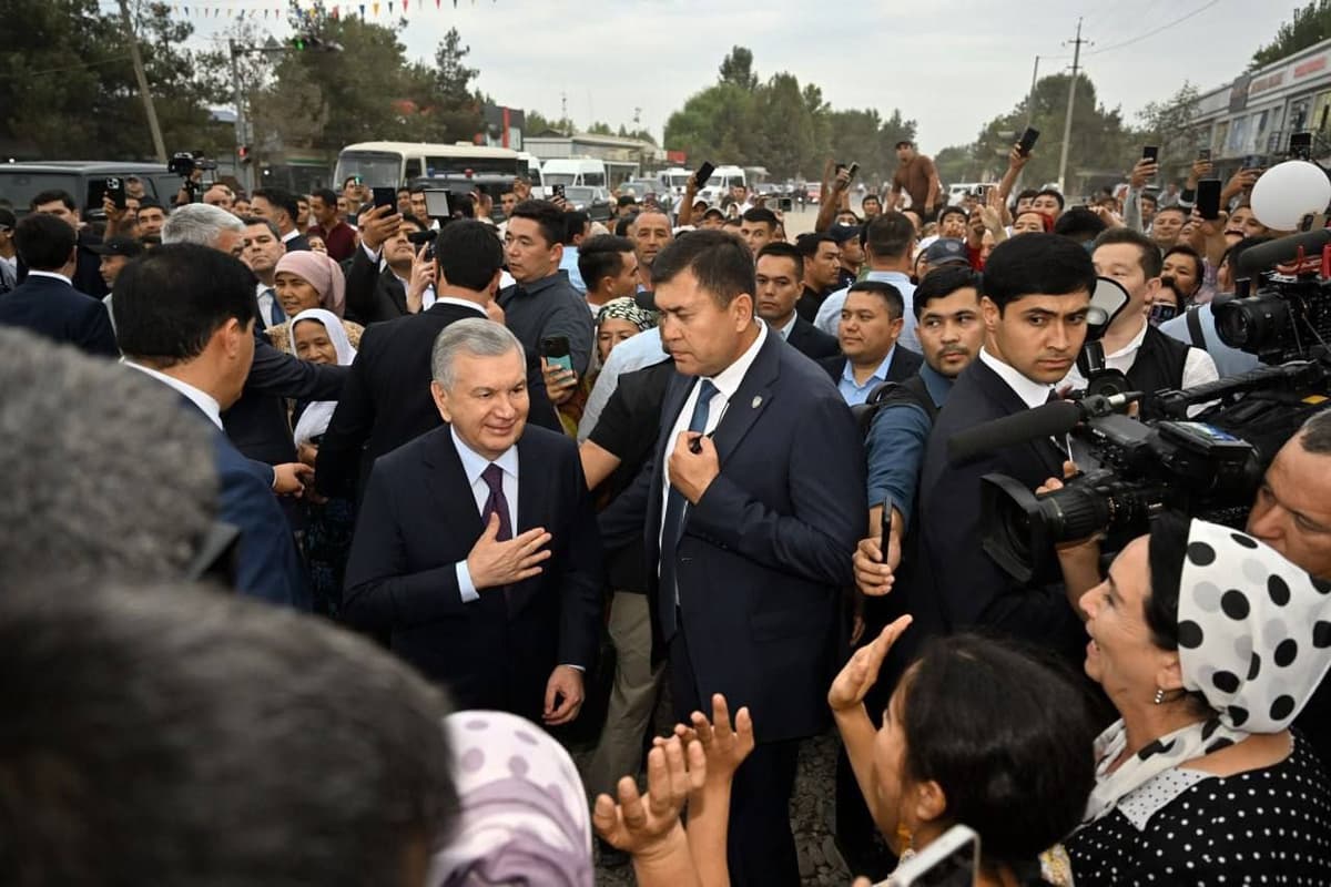 Президент Норинда аҳоли билан суҳбатлашди