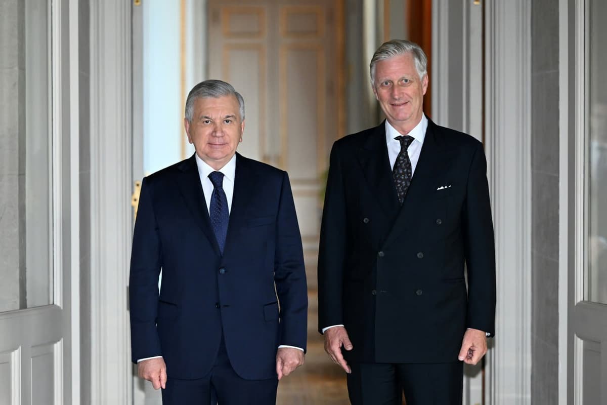 Shavkat Mirziyoyev Belgiya qiroli Filipp bilan uchrashdi