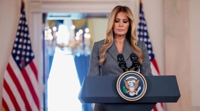 Melaniya Tramp Epshteyn bilan deyarli tanish bo‘lmaganini aytdi