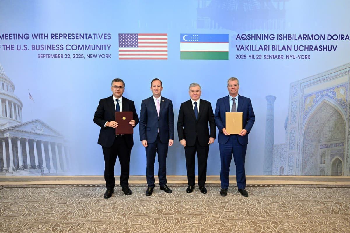 Uzbekistan and the United States expand economic and investment partnerships