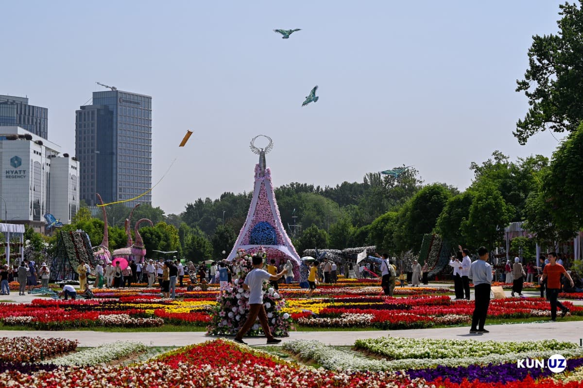 Gullar bilan bezatilgan kichik dunyo – Toshkent «Gullar festivali»dan fotoreportaj