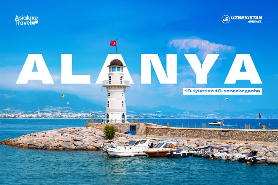 Antaliyaning eng yaxshi mehmonxonalariga qanday tezroq va arzonroq borish mumkin: Asialuxe Travel Alanya (GZP) orqali qulay yo‘nalish ochmoqda