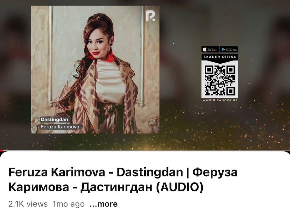 Xonanda Feruza Karimova she’rdan ruxsatsiz foydalangani uchun 41,5 mln so‘m to‘laydigan bo‘ldi