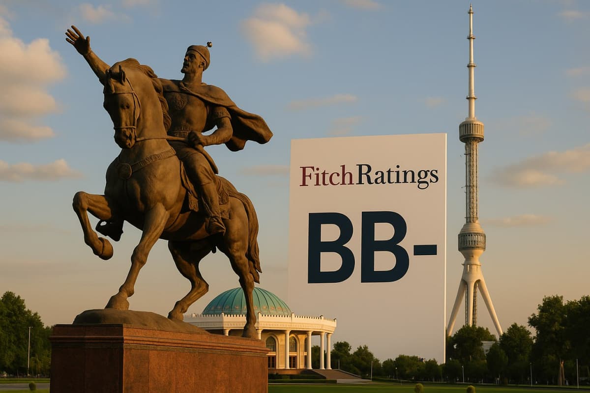 Ташкент получил международный кредитный рейтинг BB- от Fitch Ratings