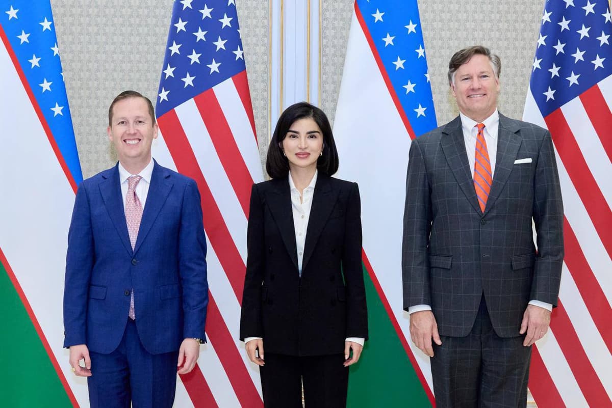 Saida Mirziyoyeva discusses trade and security cooperation with U.S. envoy