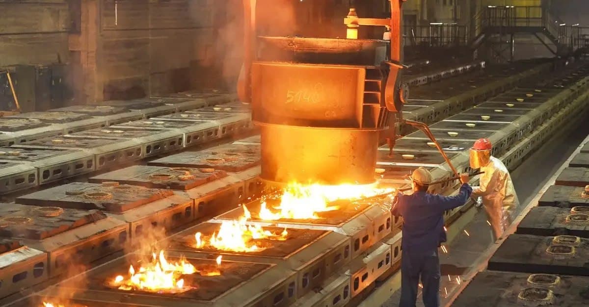 Hududlar kesimida metallurgiya: eng katta hajm Navoiy viloyatida