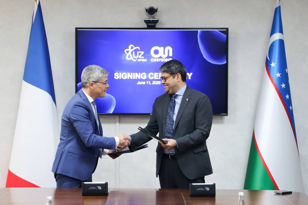 Assystem «O‘zatom»ga AES loyihasini texnik qo‘llab-quvvatlashda yordam beradi