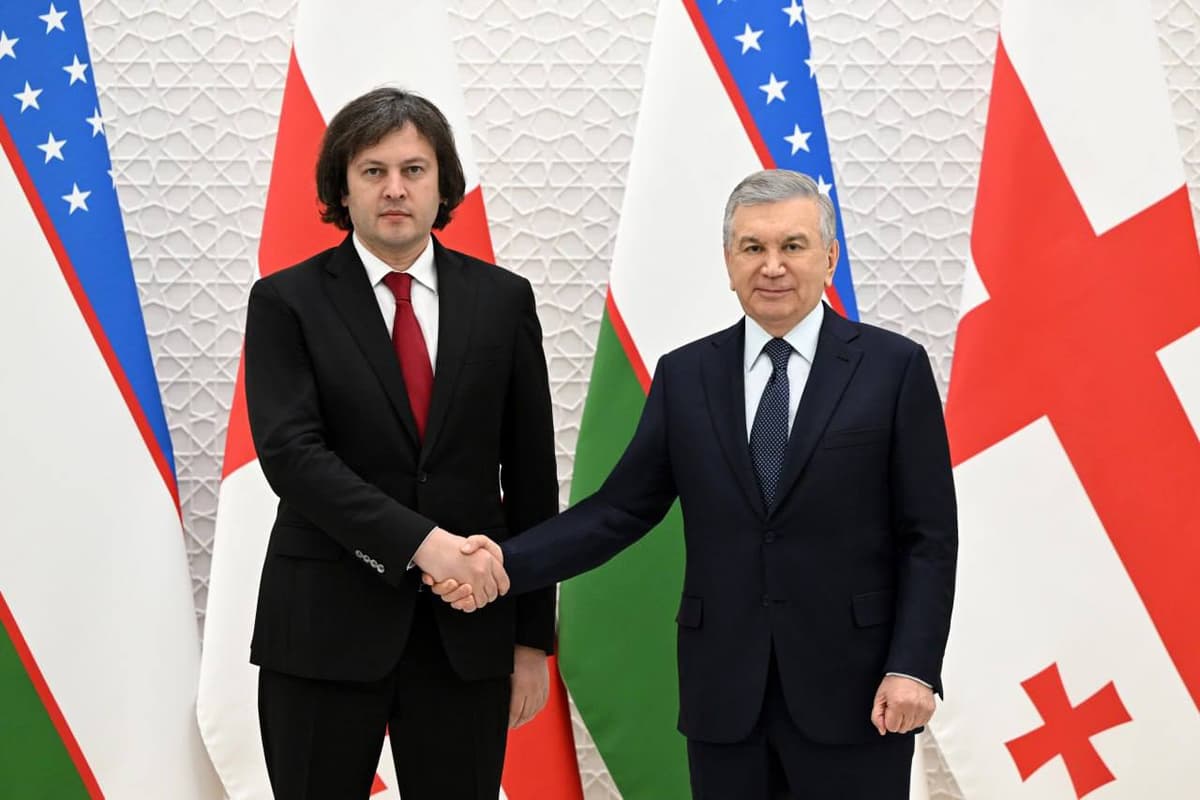 President Shavkat Mirziyoyev holds talks with Georgian Prime Minister Irakli Kobakhidze