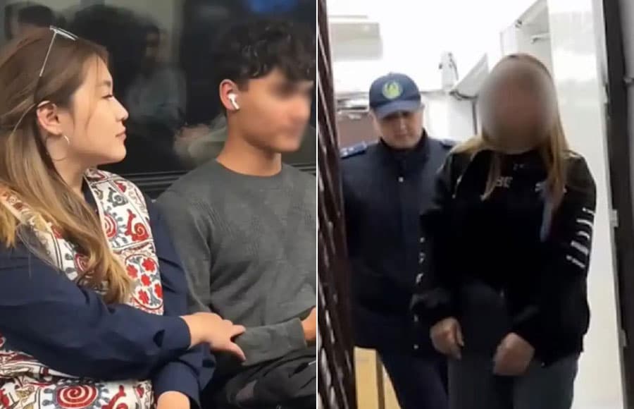 В отношении казахстанской блогерши, пристававшей к мужчинам в метро Ташкента, возбуждено административное дело