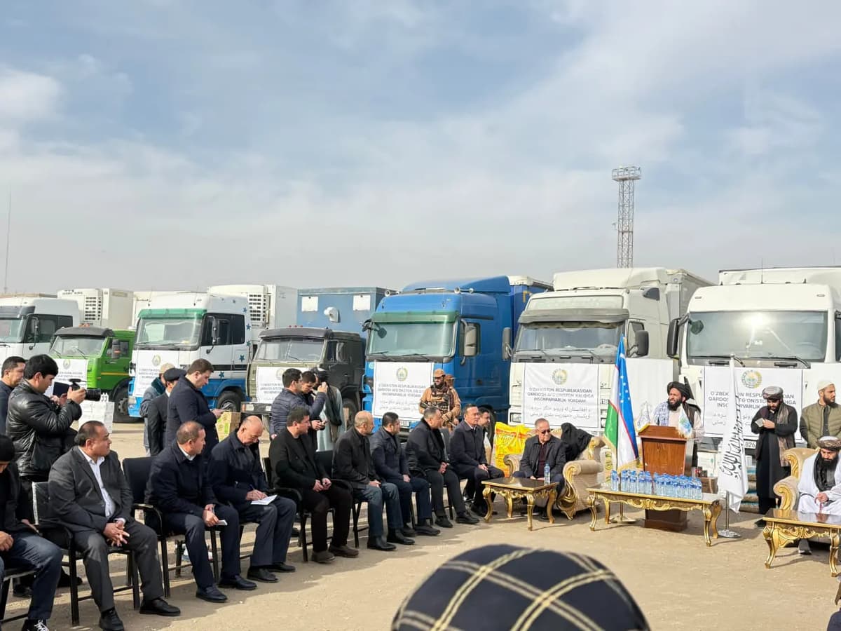 Узбекистан доставил в Афганистан 390 тонн гуманитарной помощи