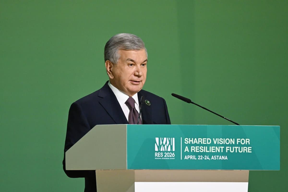 President Mirziyoyev proposes green trade corridor and unified climate investment strategy at regional summit