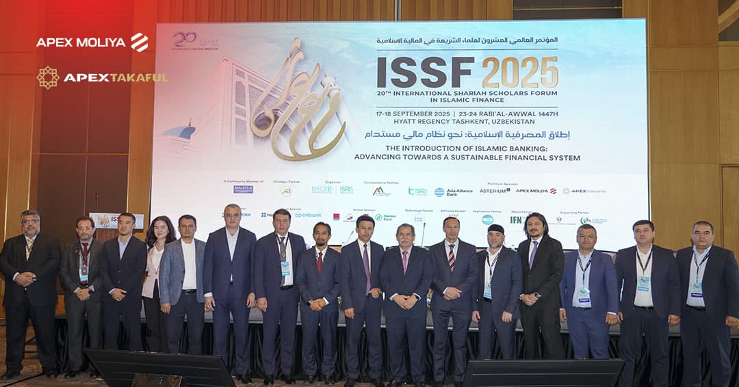 APEX TAKAFUL va APEX MOLIYA: XX Xalqaro islomiy moliya olimlari forumi (IISF 2025) homiylari