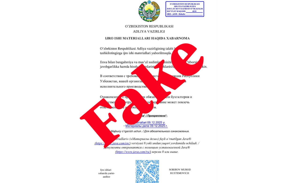 Justice Ministry warns public about phishing emails stealing personal data