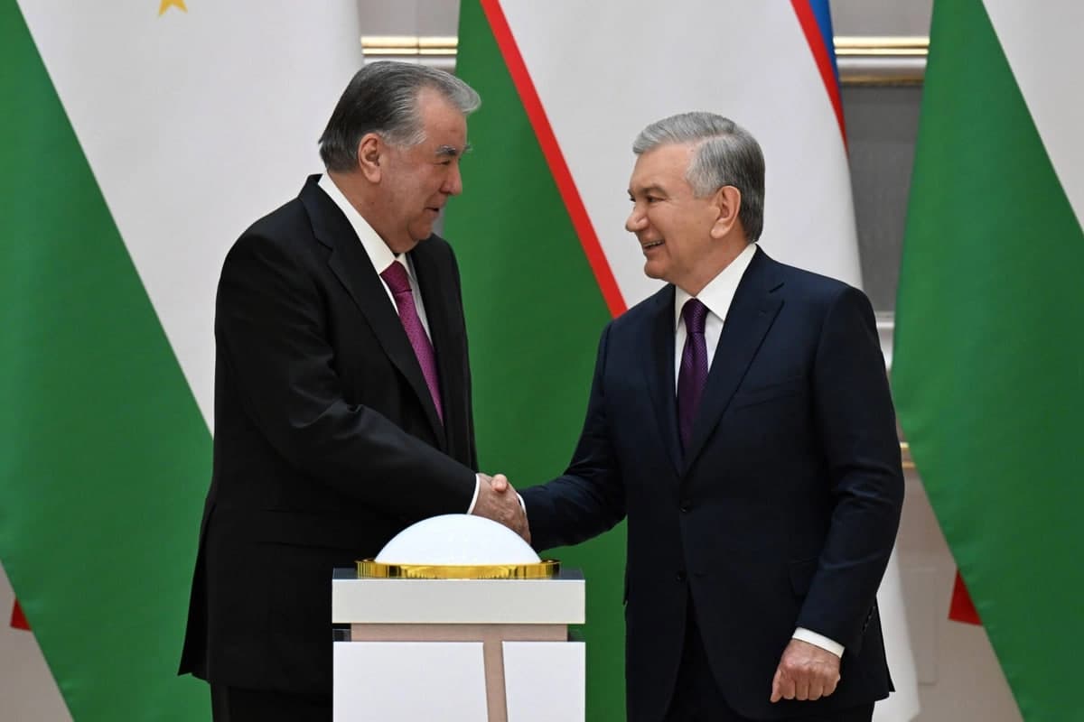 O‘zbekiston va Tojikiston prezidentlari 10 ta qo‘shma loyihani ishga tushirdi