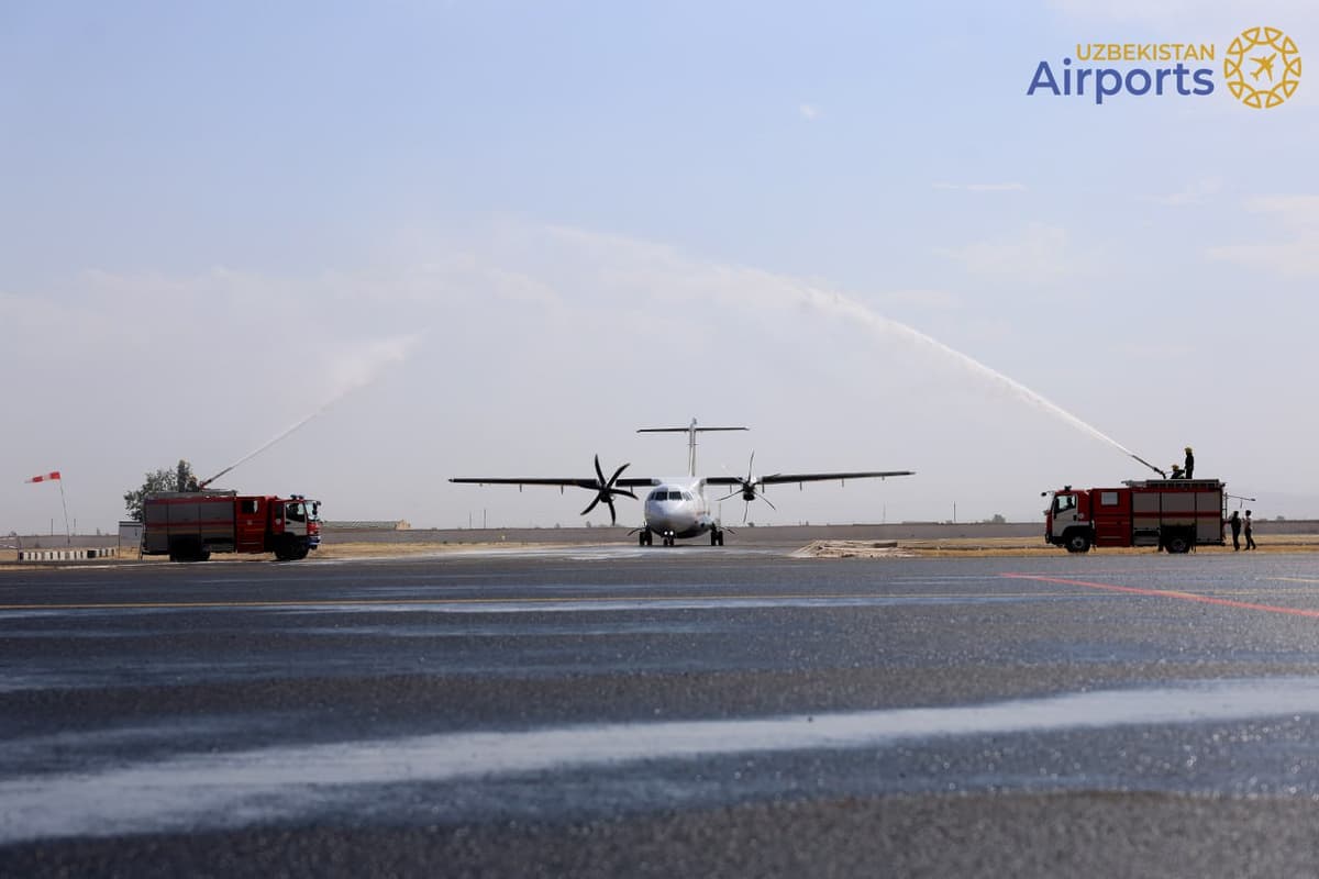 Sariosiyo Airport reopens after 30 years, welcomes first flight