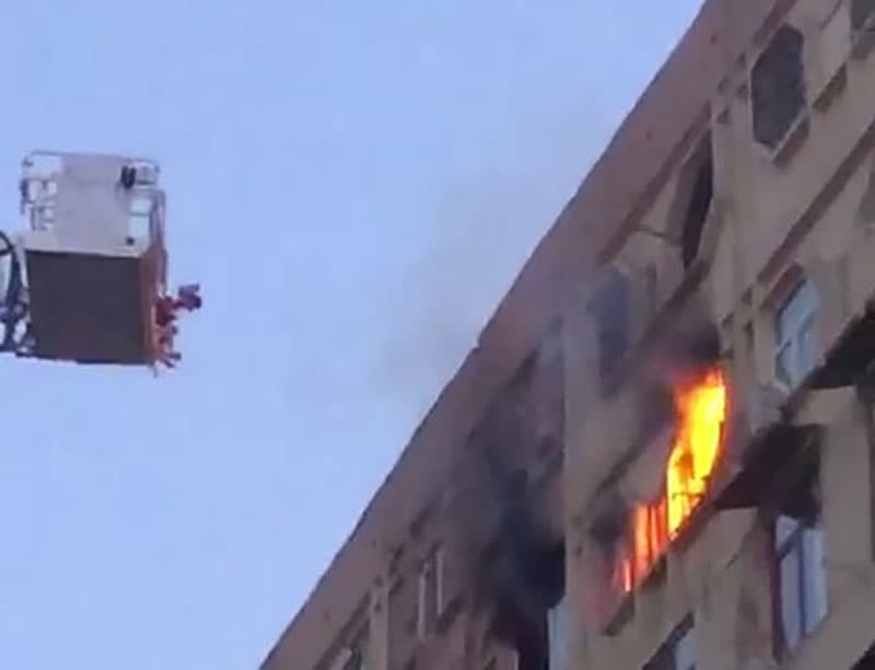Uchtepa tumanida joylashgan ko‘p qavatli uyda yong‘in sodir bo‘ldi