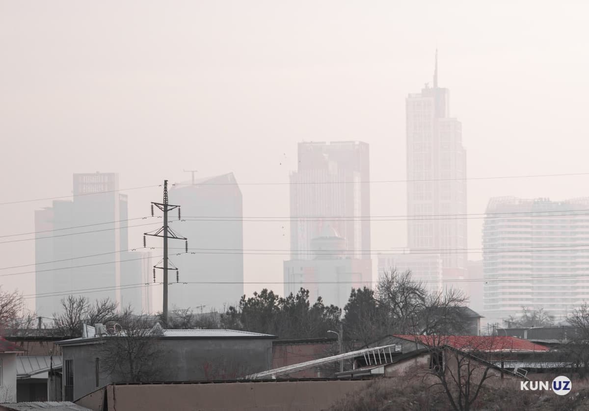 Toshkentda havo sifati: yomg‘irdan keyin PM2,5 qayta oshishi mumkin