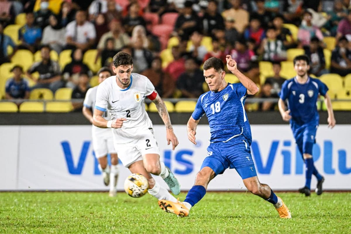 Uzbekistan suffers a narrow defeat against Uruguay
